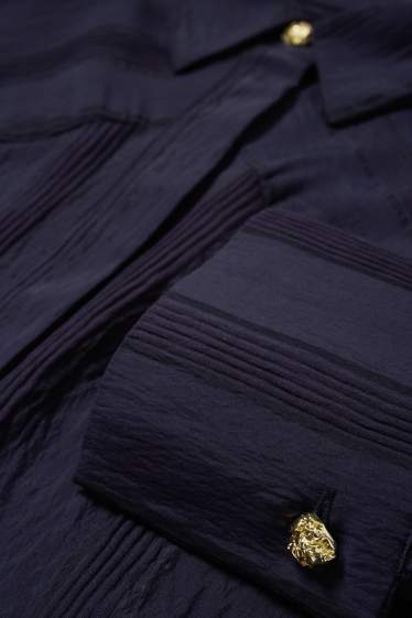 Women - Blouse - dark blue