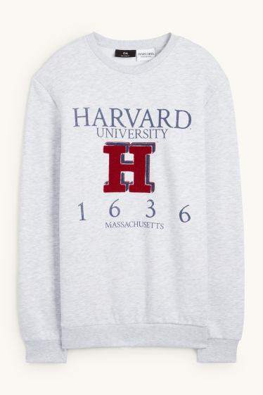 Herren - Sweatshirt - Harvard University - hellgrau-melange