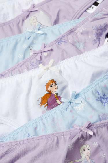 Bambine - Confezione da 7 - Frozen - slip - viola chiaro