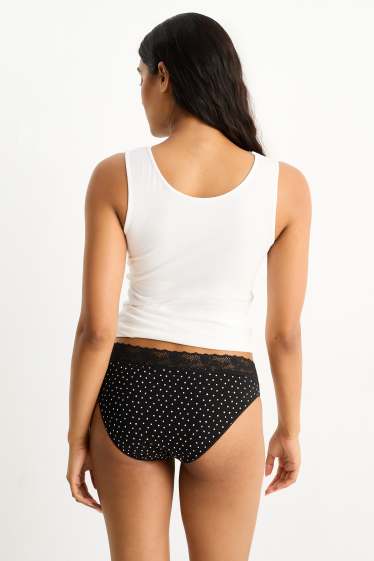 Damen - Multipack 3er - Slip - schwarz