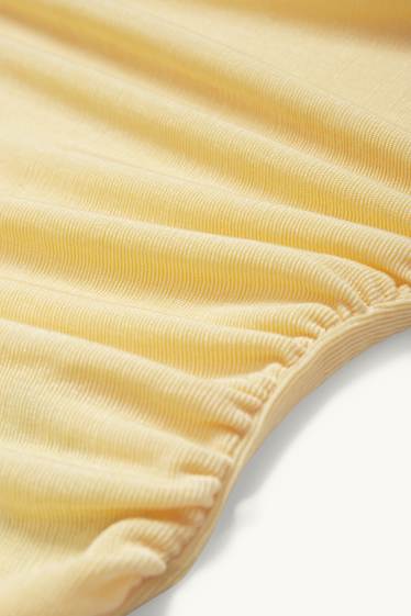 Donna - Maglia a maniche lunghe - giallo