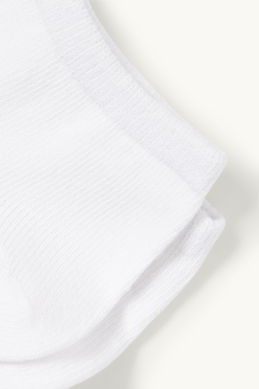 Damen - Multipack 5er - Sneakersocken - weiß