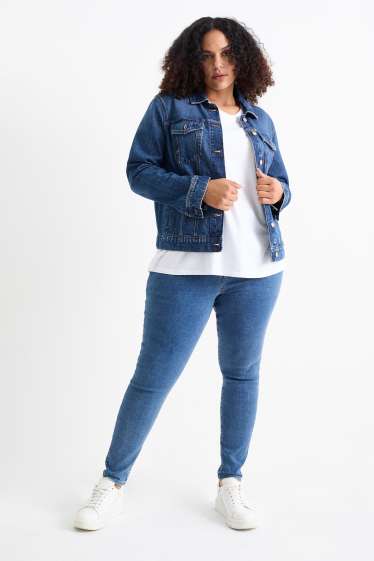 Dona - Jegging jeans - high waist - texà blau