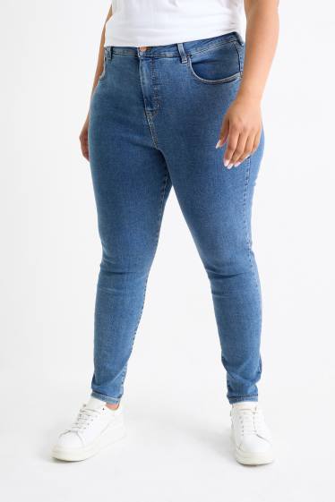 Dona - Jegging jeans - high waist - texà blau