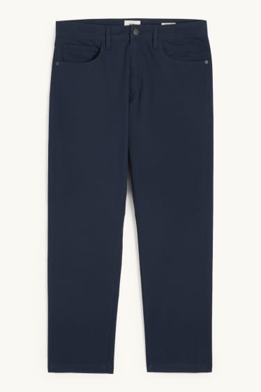 Heren - Broek - regular fit - donkerblauw