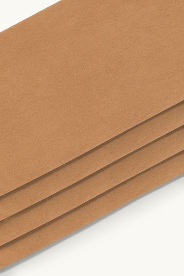 Damen - Multipack 4er - Feinstrumpfhose - 20 DEN - beige