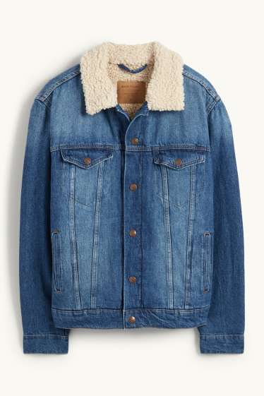 Herren - Jeansjacke - jeansblau
