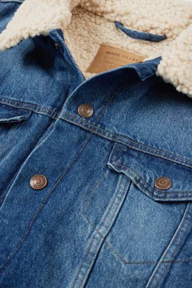 Herren - Jeansjacke - jeansblau