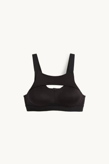 Damen - Funktions-BH - 4 Way Stretch - schwarz