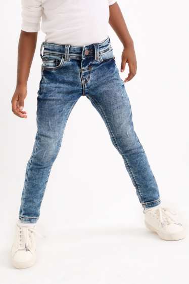 Children Boys - Skinny jeans - denim-dark blue