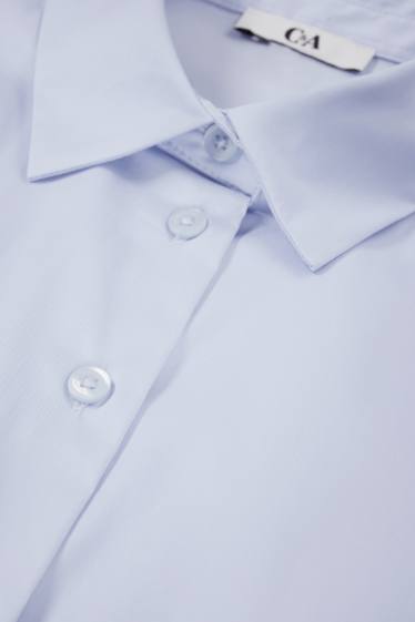 Dames - Business-blouse - lichtblauw