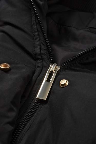 Women - Quilted jacket - black
