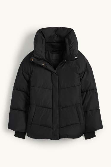 Women - Quilted jacket - black