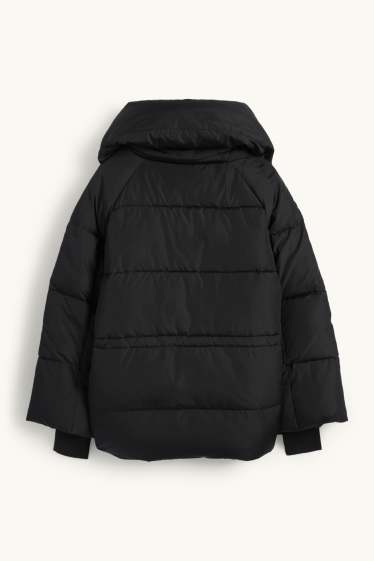 Women - Quilted jacket - black