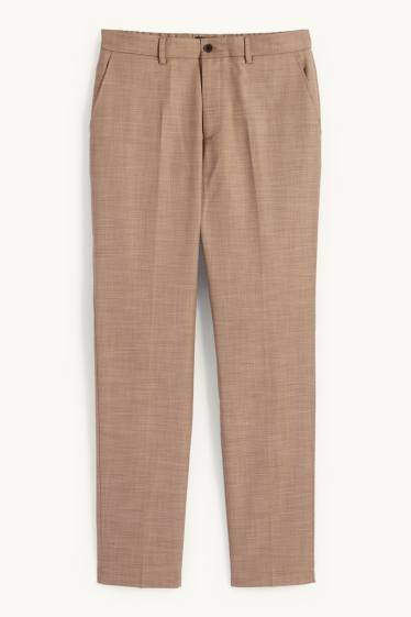 Heren - Broek uit het combi-systeem - regular fit - Flex - beige