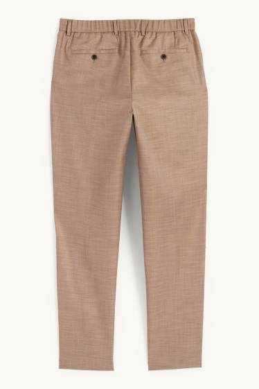 Heren - Broek uit het combi-systeem - regular fit - Flex - beige
