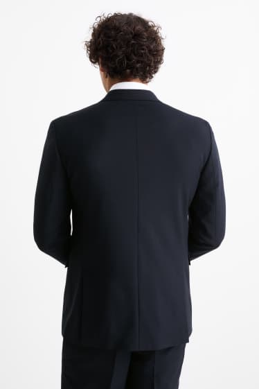 Herren - Baukasten-Sakko - Regular Fit - Flex - Schurwoll-Mix - dunkelblau