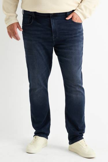 Men - Slim jeans - Flex jog denim - LYCRA® - denim-dark blue