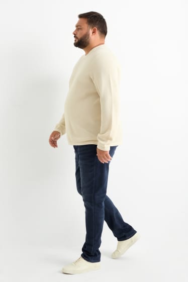 Men - Slim jeans - Flex jog denim - LYCRA® - denim-dark blue