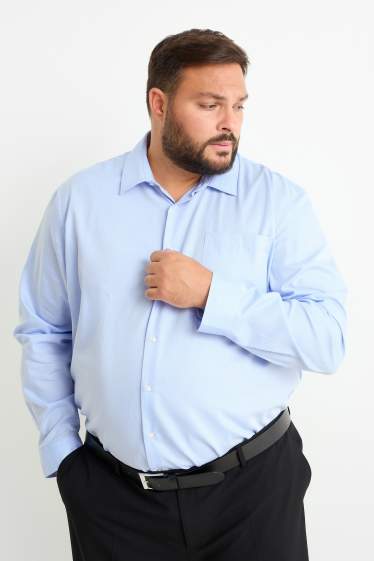 Bărbați - Cămașă - regular fit - guler Kent - ușor de călcat - albastru deschis