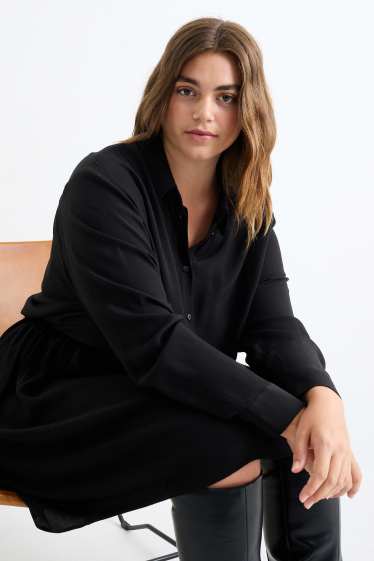 Dona - Vestit camiser - negre