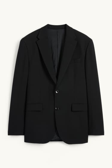Herren - Baukasten-Sakko - Regular Fit - Flex - LYCRA® - Mix & Match - schwarz