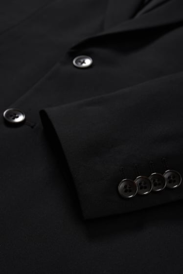 Herren - Baukasten-Sakko - Regular Fit - Flex - LYCRA® - Mix & Match - schwarz