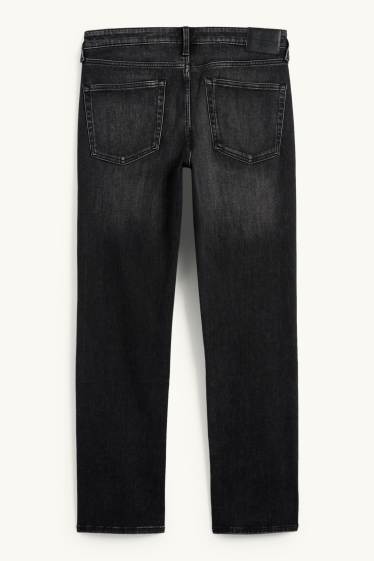 Uomo - Straight jeans - jeans termici - Flex jog denim - jeans grigio scuro