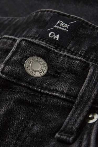 Uomo - Straight jeans - jeans termici - Flex jog denim - jeans grigio scuro