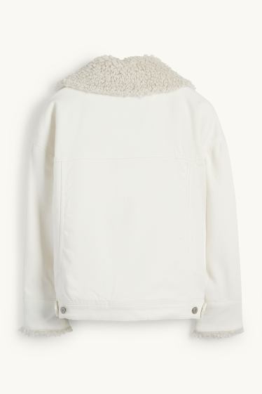 Femmes - Veste en jean - blanc crème