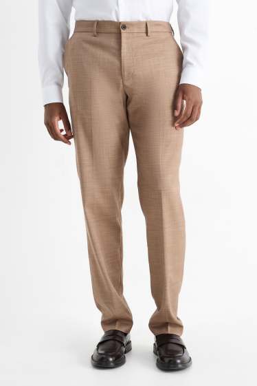 Heren - Broek uit het combi-systeem - regular fit - Flex - beige