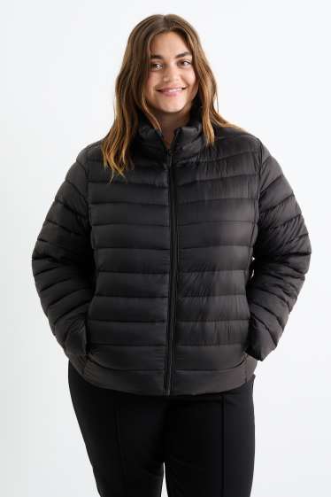 Damen - Steppjacke - schwarz