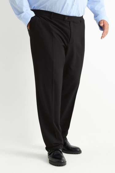 Herren - Baukasten-Hose - Regular Fit - Flex - 4 Way Stretch - LYCRA® - schwarz