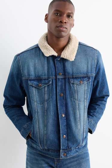 Herren - Jeansjacke - jeansblau