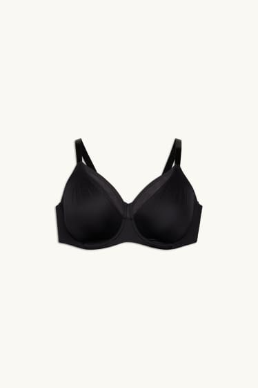 Femei - Sutien minimizer cu armătură - negru