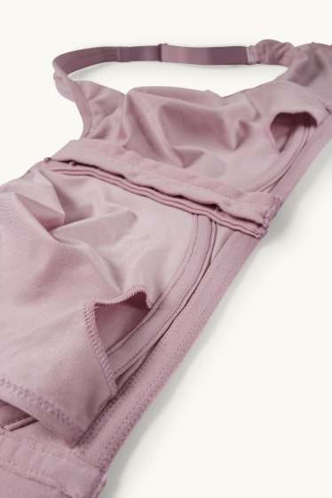 Donna - Reggiseno post operatorio senza ferretti - viola chiaro