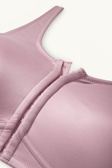 Donna - Reggiseno post operatorio senza ferretti - viola chiaro