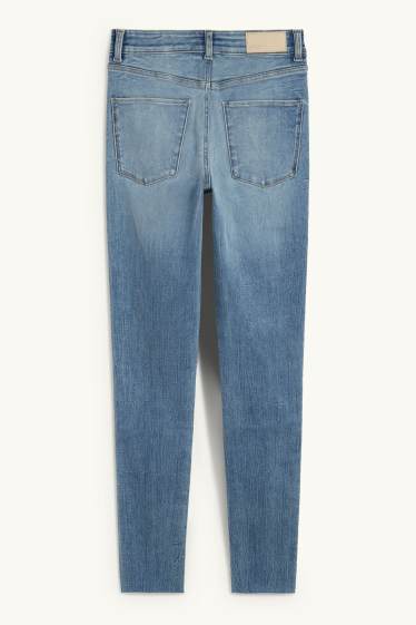 Dámské - Skinny jeans - high waist - LYCRA® ADAPTIV Fiber - džíny - světle modré