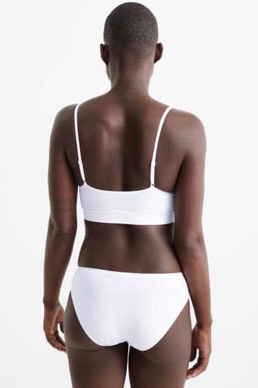 Women - Bralette - seamless - white