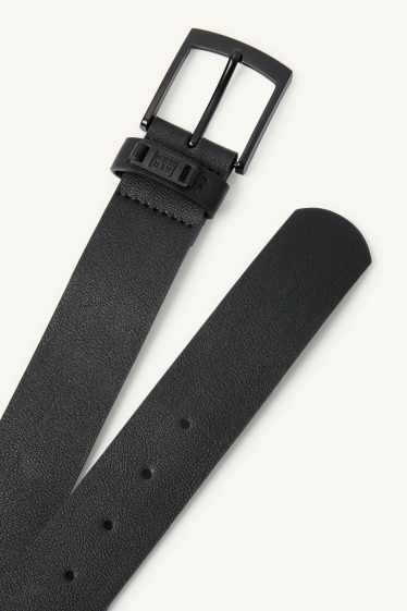 Hommes - Ceinture - synthétique - noir