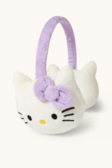 Kinder Mädchen - Hello Kitty - Ohrenwärmer - cremeweiß