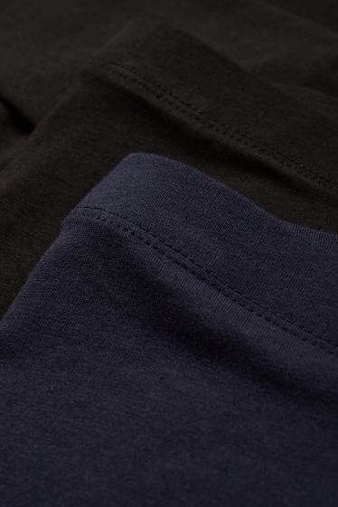 Damen - Multipack 2er - Leggings - blau  / schwarz