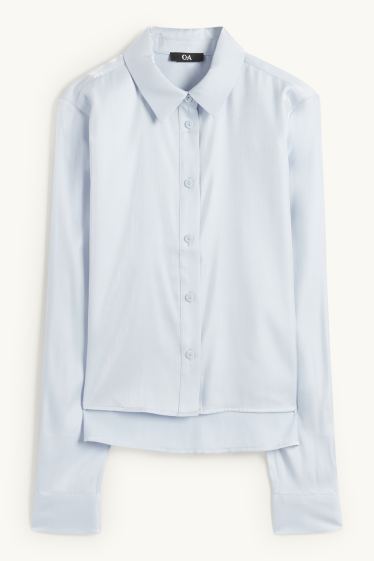 Dames - Blouse - lichtblauw