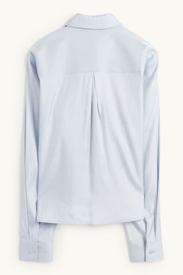 Dames - Blouse - lichtblauw