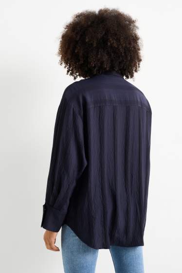 Women - Blouse - dark blue