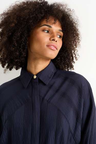 Women - Blouse - dark blue
