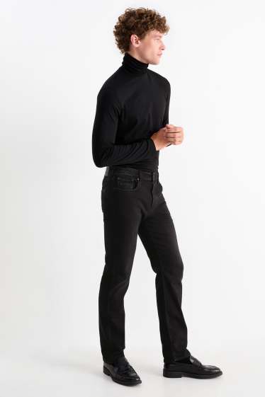 Men - Straight jeans - flex jog denim - LYCRA® - black