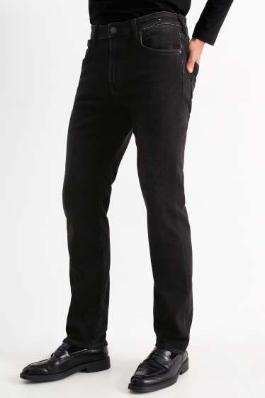 Men - Straight jeans - flex jog denim - LYCRA® - black