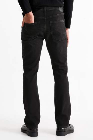 Men - Straight jeans - flex jog denim - LYCRA® - black