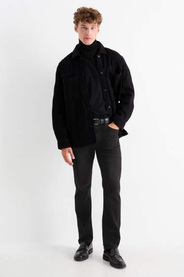 Men - Straight jeans - flex jog denim - LYCRA® - black